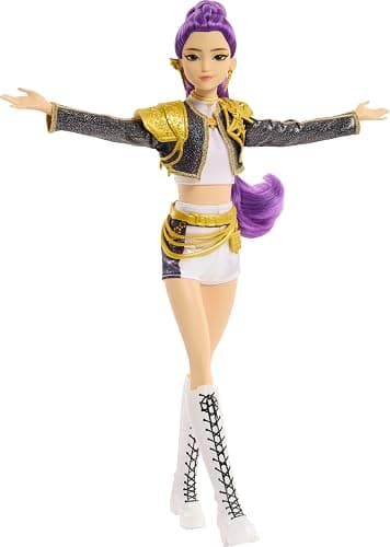 ​Mattel Kpop Demon Hunters HUNTR/X Rumi “Golden” Singing Doll | Wearing Removable Signature Outfit, 5 Posable Joints, Inspired by the Movie thumbnail 5