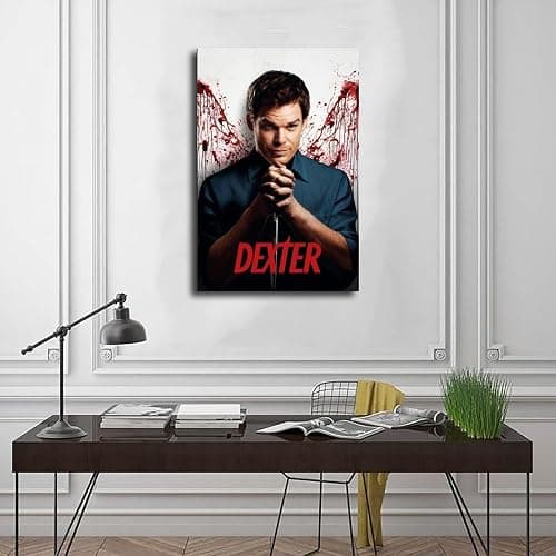 XINSHUDA Dexter TV Series Poster School Classroom Dormitory Birthday Gift 6 Canvas Poster Wall Art Decor Print Picture Paintings for Living Room Bedroom Decoration Unframe:12x18inch(30x45cm) thumbnail 3