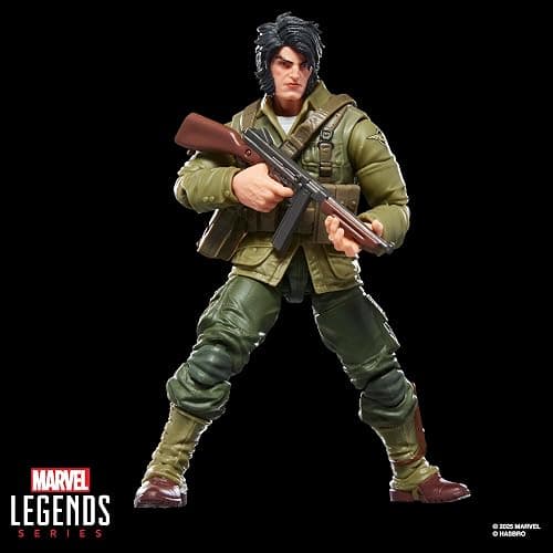 Marvel Legends Series Wolverine (WWII Logan), X-Men Comics Collectible 6-Inch Scale Action thumbnail 8