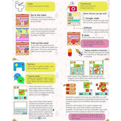 Alomejor Virtual Pet Toy for Children USB Charging Best Companion Pet Game Console Handheld for Kids () thumbnail 5