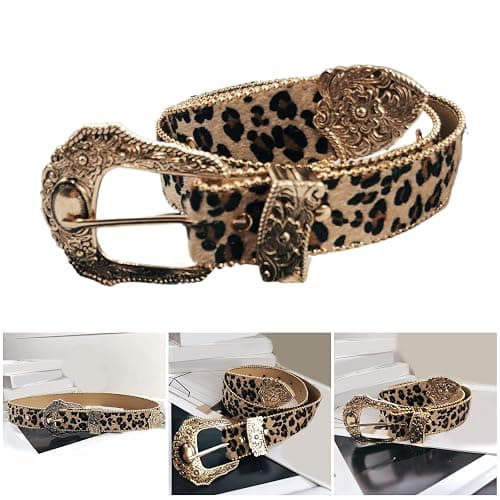 Meiliyizu Waist Belt - Leopard Print Waist Decor for Women's Jeans & Pants thumbnail 2