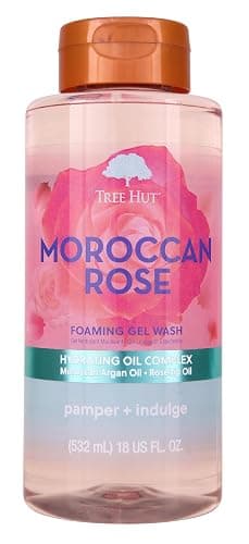 Tree Hut Moroccan Rose Nourishing & Moisturizing Foaming Gel Wash, 18 oz., Hydrating - Image 1