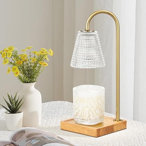Fenmzee Candle Warmer Lamp with Timer - Inline Control, 4 Way Dimmer, Wax melt Warmer with 2 Blubs thumbnail 9