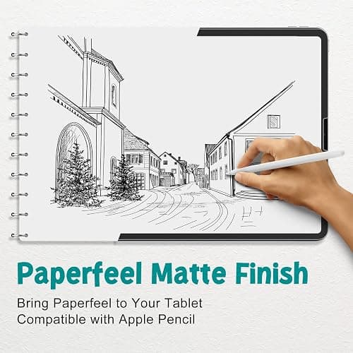PAPERFEEL 2 Stück Folie für iPad A16/11./10. Gen 2025 2022 Schutzfolie | Matt Papier Displayschutzfolie zum Schreiben Zeichnen Blendfreiem, Anti Fingerabdruck, Anti-Kratzer, Einfache Installation thumbnail 2