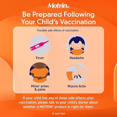 Motrin Children's Dye-Free Chewable Tablets with Ibuprofen, Kids' Fever Reducer & Pain Reliever for Sore Throat, Fever, Toothache & Pain Relief, Grape Flavor, 24 Ct thumbnail 5