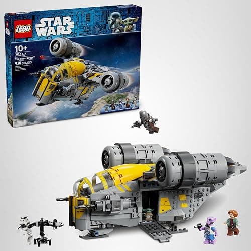 LEGO Star Wars: The Mandalorian and Grogu The Razor Crest Building Toy - Build and Display Set for Boys & Girls, Ages 10+ - Star Wars Gifts for Birthdays & Fans - 75447 thumbnail 7