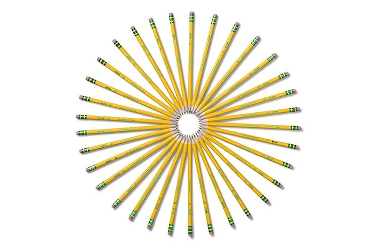Ticonderoga Wood-Cased Pencils, Pre-Sharpened, #2 HB Soft, Yellow, 18 Count thumbnail 10