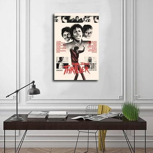 ZCXH Michael Jackson Classic Singers (1) Canvas Poster Wall Art Print Picture Paintings Unframe-style12x18inch(30x45cm) thumbnail 3