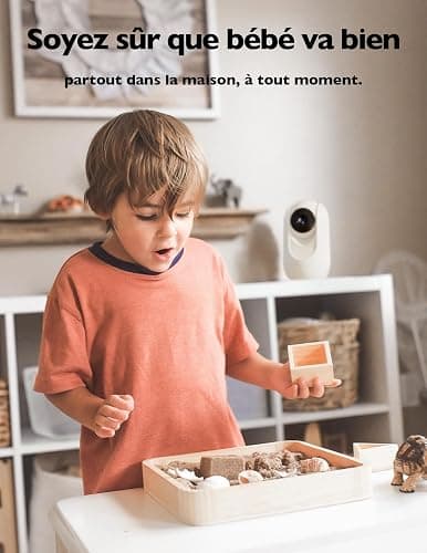 momcozy Babyphone avec caméra Écran 5 Pouces HD 1080P Moniteur bébé sans WLAN Batterie 5000 mAh Audio bidirectionnel Mode Vox IR Vision Nocturne Objectif Grand Angle Portée 960 Pieds BM01 thumbnail 10