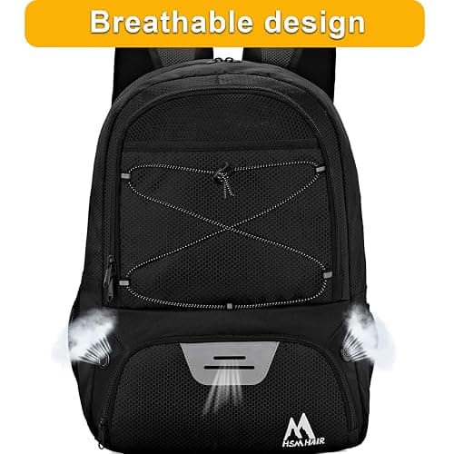 Hsmihair Soccer Bag-Soccer Backpack&Backpack for & Football Volleyball & Basketball,with Ball Compartment and Separate Cleat thumbnail 4