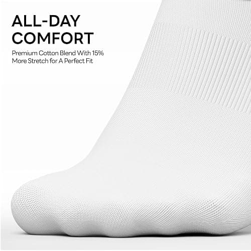easetoe No Show Socks Womens, Premium Cotton Low Cut Non Slip Invisible Liner Socks 4/8 Pairs thumbnail 3
