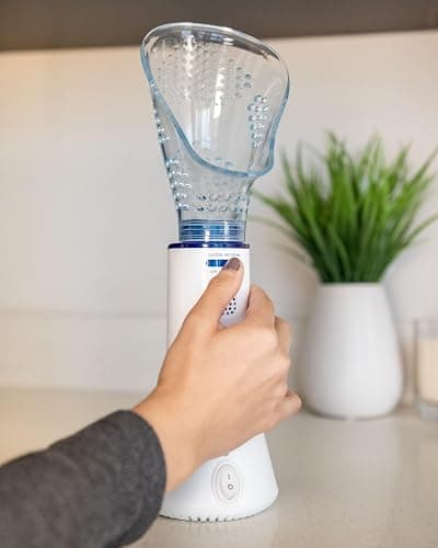 Crane x Halls Personal Vaporizer Steam Inhaler, Throat Steamer, Warm Steam Sinus Inhaler for Congestion and Cough Relief, Vapor Pad Compatible, Vocal Steamer for Singers thumbnail 5