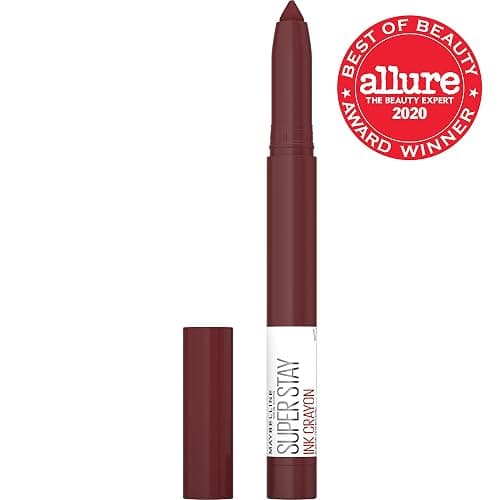 Maybelline Super Stay Ink Crayon Matte Longwear Lipstick Makeup, 165 Drive The Future, 0.04 oz thumbnail 6