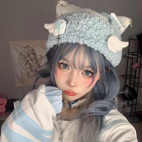 Zenrave Tenshi Kaiwai Accessories Jirai Kei Hat Cutecore Y2K Cute Tenshi Kawaii Jojifuku Harajuku Shoujo Outfit thumbnail 5