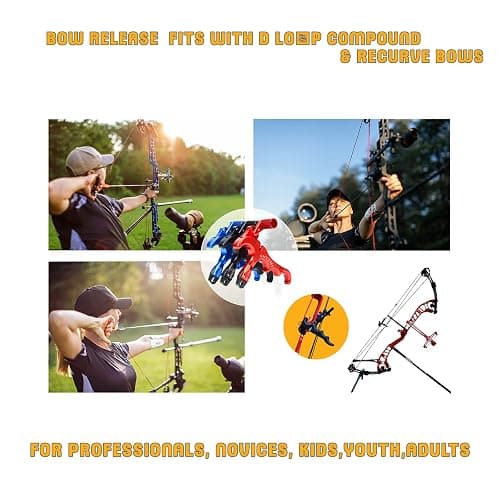sntxmy Bow Release for Compound Bow, Archery Release Trigger, Compound Bow Release, Thumb Release. thumbnail 6