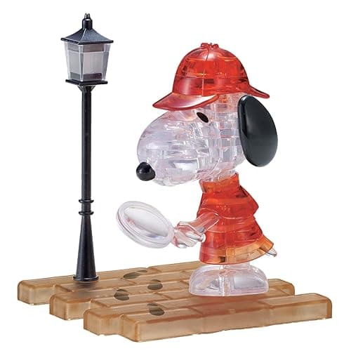 BePuzzled | Peanuts Snoopy Detective Original 3D Crystal Puzzle, Ages 12 and Up, 2.75 x 1.5 x 3.5 inches thumbnail 4