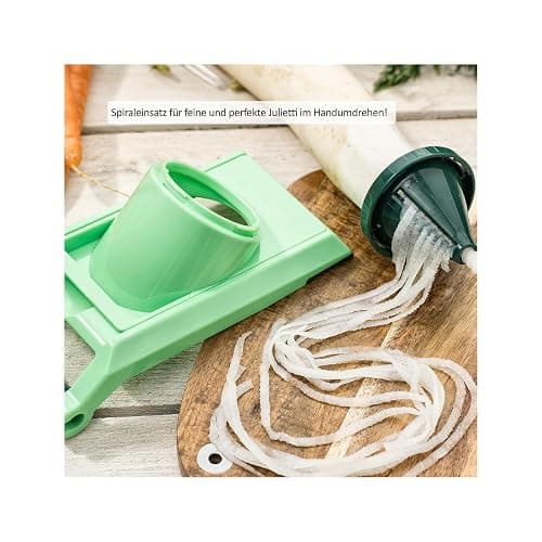 Nicer Dicer Chef Deluxe-Set 28-tlg. Multifunktions-Profi-Gemüseschneider mit Glasschale und Tomatenschneider | Teigwaren, Scheiben, Streifen, Spiralen, Julienne thumbnail 2