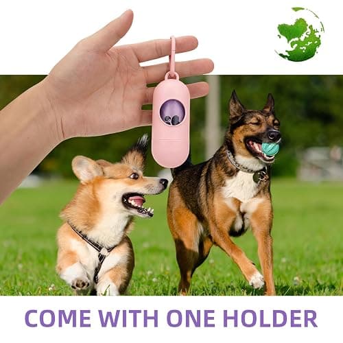 Purple Poop Bags for Dogs,18 rolls(270 Count Biodegradable Poop Bags,9x13 inches),With Dog Poop Bag Holder– Extra Thick & Leak-Proof Waste Bags for Dogs & Cats,Lavender Scent thumbnail 9