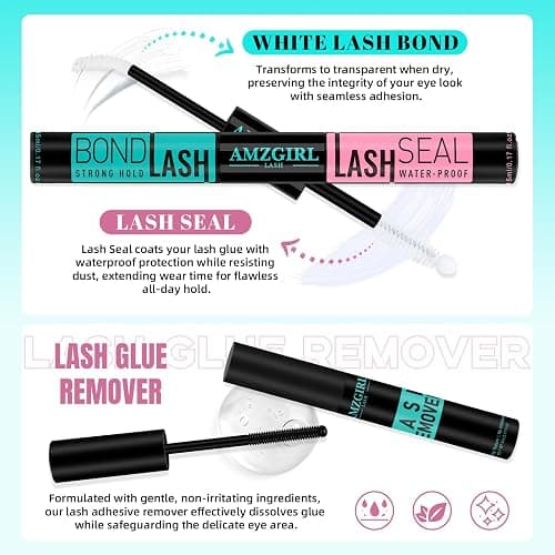Lash Clusters Kit,160pcs Natural Eyelash Extension with Lash Bond and Seal Waterproof,Remover For Lashes Cluster,Lash Applicator Tool For False Eyelashes Extensions At Home(Lavendy,Kit) thumbnail 4
