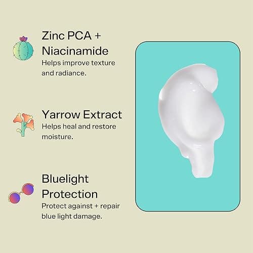 Bubble Skincare Level Up Balancing Face Moisturizer - Hydrating Gel Moisturizer Formulated with Zinc PCA + Niacinamide for Improved Texture & Radiance - Skin Care for Oily or Combination Skin (50ml) thumbnail 5