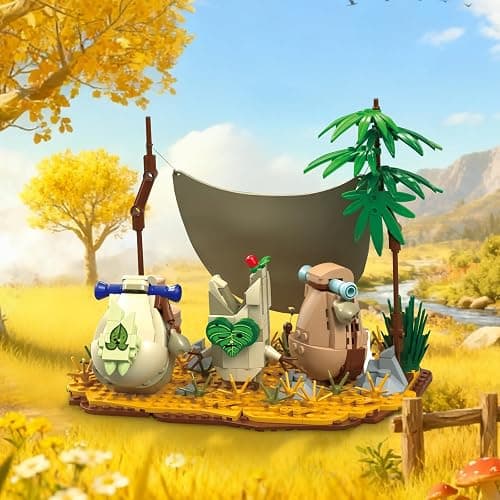 Koroks Building Set- Compatible with Lego for Adults, Link’s Forest Spirit Companion Rescue Set for BOTW Fans, Great Toys Gifts for Fans Adults thumbnail 2