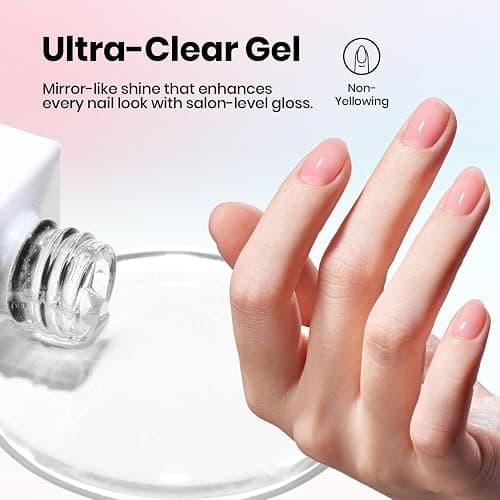 Beetles Gel Base and Top Coat Set HEMA & TPO Free No Wipe Top Coat | Soak-Off UV LED Gel Polish Foundation Kit for Long-Lasting High-Gloss Manicure thumbnail 5