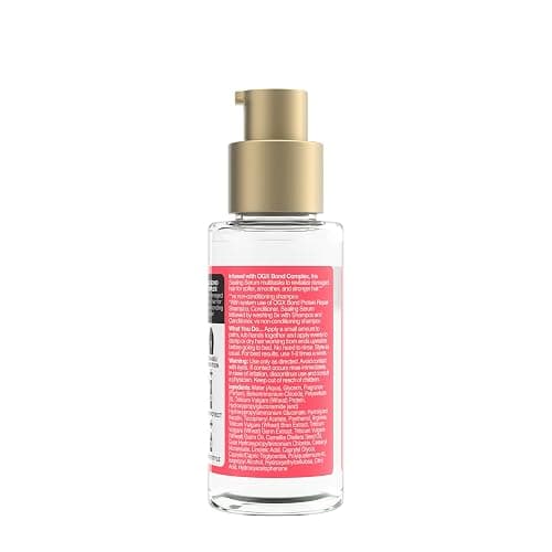 OGX Repair & Protect Bond Protein Repair Sealing Hair Serum, Formulated without Parabens, Frizz Treatment, 1.7 fl. oz thumbnail 9