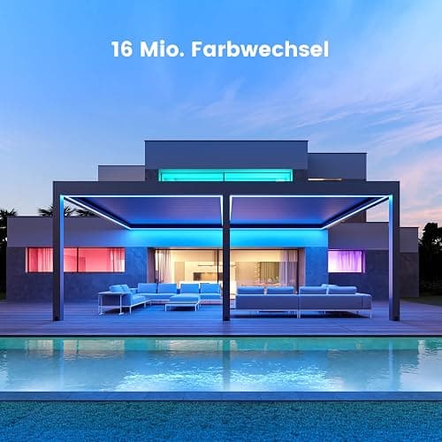 VKH LED Strip 10m, LED Streifen Bluetooth RGB LED Band 10m Selbstklebend mit Fernbedienung und APP, LED Lichterkette LED Beleuchtung für Zimmer Party thumbnail 6