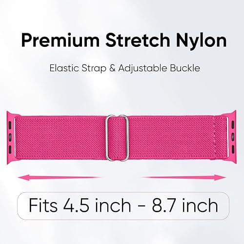10 Pack Stretchy Bands Compatible with Apple Watch Band 40mm 38mm 41mm 42mm 44mm 45mm 46mm 49mm Women Men, Water-Resistant Solo Loop Elastic Sport Straps for iWatch Series 11 10 9 8 7 6 5 4 3 SE Ultra thumbnail 3