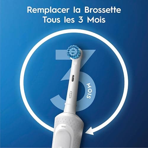 Oral-B Pro 300 Sensitive Clean Vitality Electric Toothbrush with (1) Brush Head, Rechargeable, White thumbnail 12