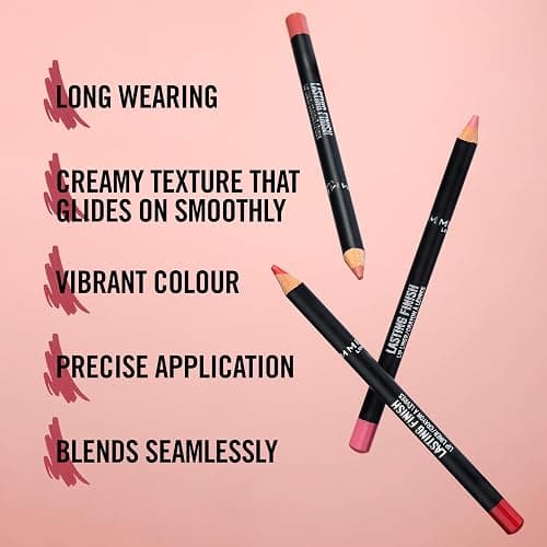 Rimmel Lasting Finish 8HR Lip Liner, Shade Cappuccino, 1.2 g thumbnail 3