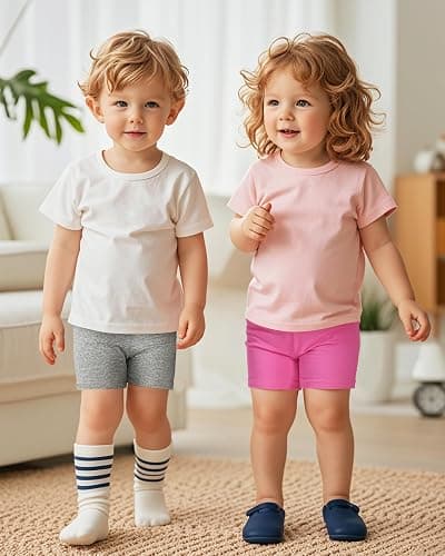 ZUEMET 3 Pack Baby Girls Bike Shorts Toddler Girl Athletic Dance Short Soft Cotton Summer Clothes Size 18M-5T thumbnail 3
