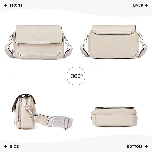 Roulens Crossbody Bags for Women Small Crossbody Wallet Purses with Card Slots Leather Shoulder Handbags Travel/Daily Use thumbnail 5