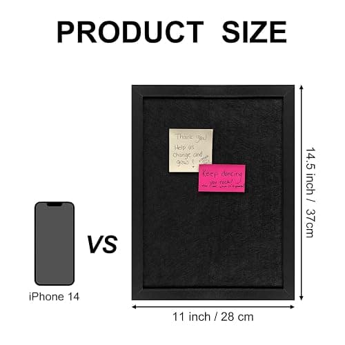 TORASO Cork Board Bulletin Board, Cork Boards for Walls with Pins, Eye Bolts, gaskets, Screws, Pin Board for Office, School and Home (White, 11“x14.5” - 2p) thumbnail 3