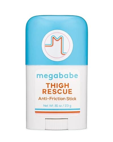 Megababe Thigh Rescue Anti-Chafe Stick Mini | Travel size, great for on-the-go | Prevents skin chafe & irritation | Thighs, arms, bra-lines & more - Image 1