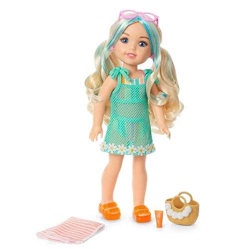 American Girl, AG Sisters Beachy Chic Fashion Set, Doll Clothes, for 14.5-inch Dolls, 8 pcs, for Ages 4+ thumbnail 3