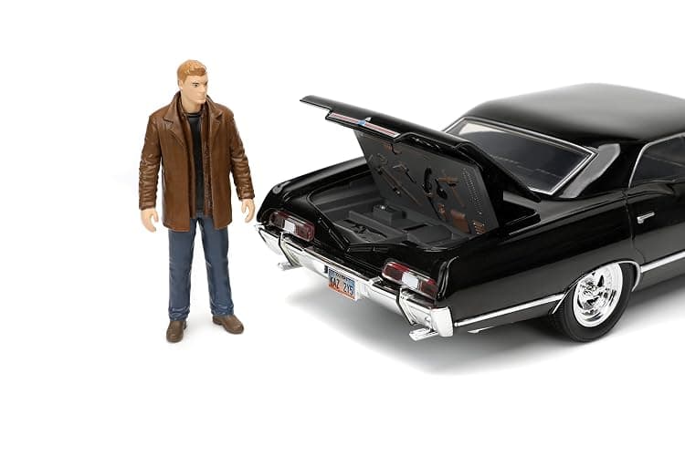Jada Supernatural 1:24 1967 Chevy Impala Die-cast Car w/Dean Winchester Die-cast Figure, Toys for Kids and Adults thumbnail 4