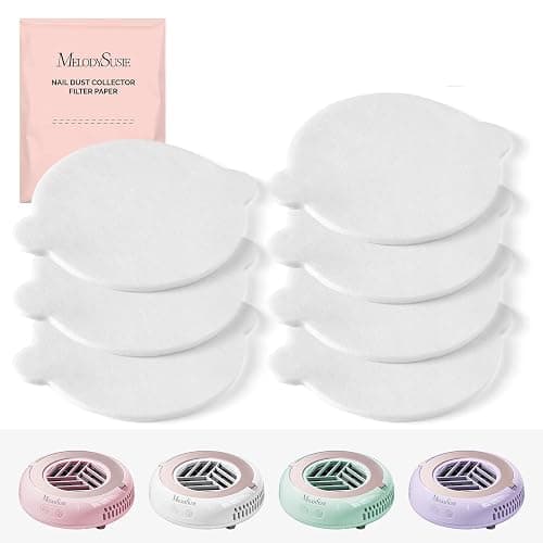 MelodySusie 210Pcs Disposable Filter Papers for HProA Nail Dust Collector - Image 1