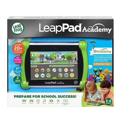LeapFrog LeapPad Academy Kids’ Learning Tablet, Green thumbnail 8