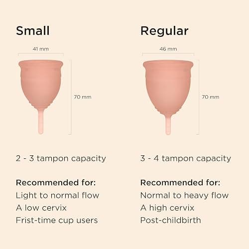 Saalt Soft Menstrual Cup – Reusable Period Cup – Made for Comfortable, Leak-Free Protection Up to 12 Hours – BPA & Latex Free – Includes Cup & Carry Bag (Regular, Desert Blush) thumbnail 6