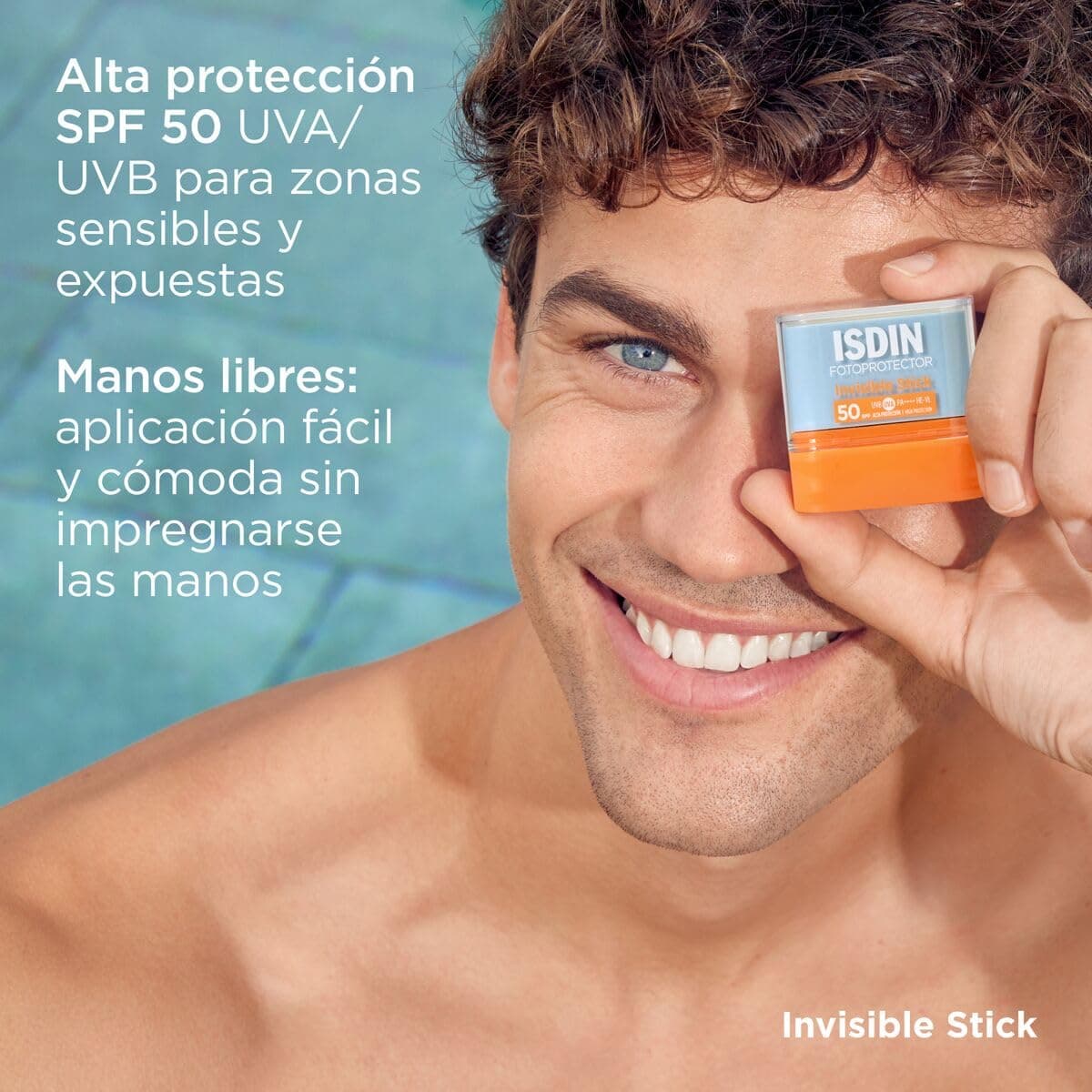 Isdin Fotoprotector En Barra Acabado Invisible Spf 50, 10gr thumbnail 2