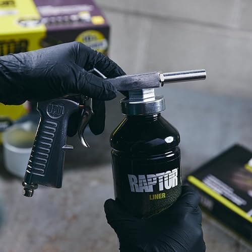 U-POL Raptor Black Urethane Spray-On Truck Bed Liner Kit, Protective Paint with Spray Gun, for Tailgates & Trucks, Vehicle Undercoating, 4 Quart Kit thumbnail 4