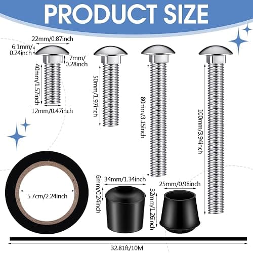 Threlaco Color Guard Weight Anchor Set and 2 Heavy Duty Flag Pole Cap with 2 Pack Color Guard Tape for Flag and Pole thumbnail 2