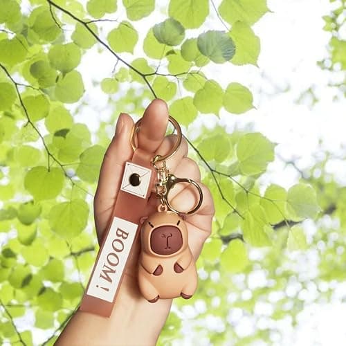 Joylio Capybara Stationery Set – Cute stationery set include capybara pencil case, gel ink pens (black ink), mechanical pencil, stickers, sticky notes and keyring for office school kids students thumbnail 7