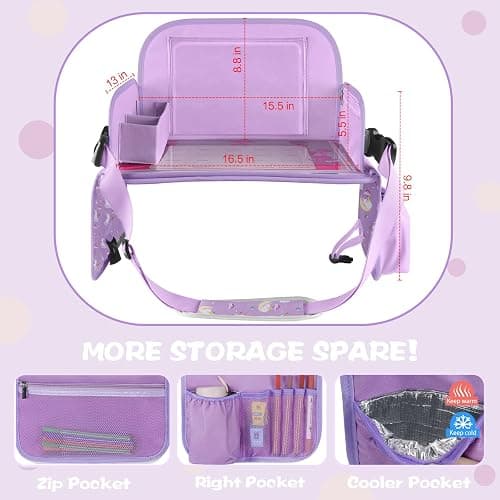 Kids Travel Tray for Toddler Car Seat thumbnail 6