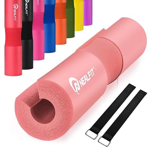 NEALFIT Barbell Pad Squat Pad for Squats—Squat Bar Pad—Great for Weightlifting,Lunges and Hip Thrusts—Foam Sponge Pad—Fit Standard and Olympic Bars Perfectly - Image 1
