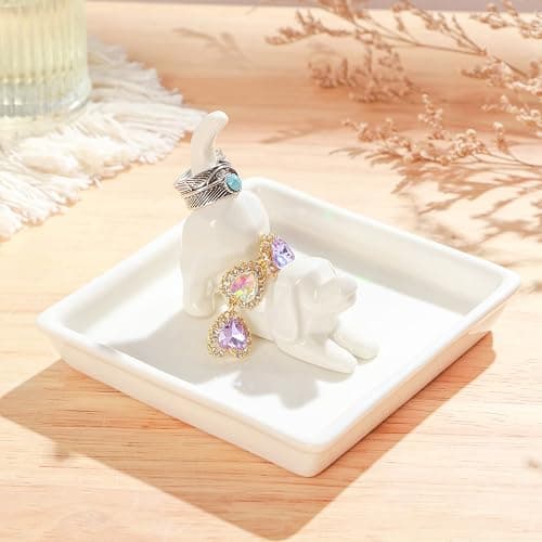 Titanape Dog Mum Gifts, Dog Ring Holder Dish Jewelry Holder | Dog Lovers Present for Women Friends Female Mum Nana Auntie as Valentine's Day Mothers Day Birthday Wedding Christmas thumbnail 7