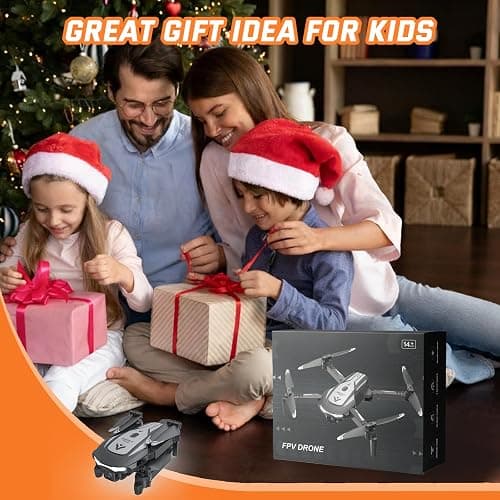 Drone with Camera for Kids Adults, Mini Foldable FPV Drones Remote Control Helicopter, RC Quadcopter with 1080P Live Video Camera, Gestures Selfie, One Key Start,2 Batteries, Toys/Gifts for Boys Girls thumbnail 9