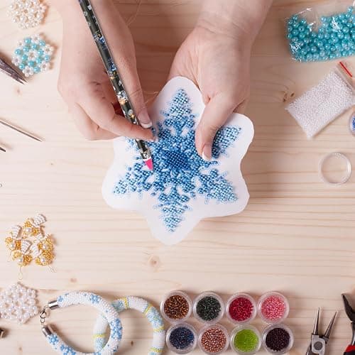 Hariendny 4 Pack Rhinestone Picker Tool Adhesive Resin Picker Pencil Nail Point Drill Pen Dotting Wax Pencil Gem Pick up Tools for Nail Art DIY with Pencil Sharpener thumbnail 5