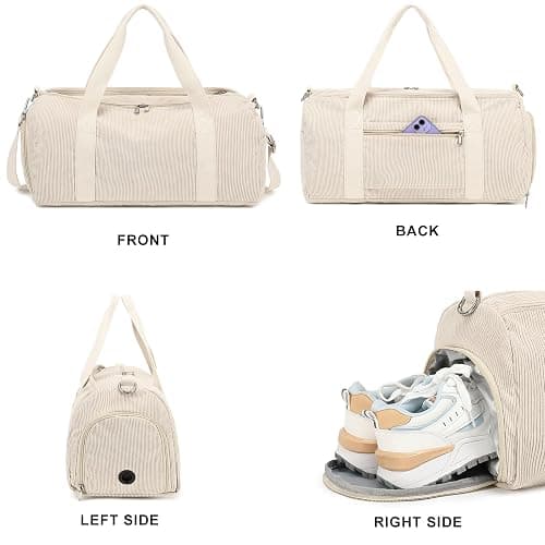BLUBOON Duffle Bag Girls Kids Cute Gym Bag with Shoes Compartment & Wet Separation Waterproof Sports Overnight Travel Bag thumbnail 4